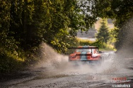 Rallye Český Krumlov: Během páteční etapy spadlo z nebe spousta vody